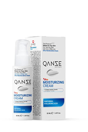 Qanze Ultra Nemlendirici Krem: Derinlemesine Nem, Pürüzsüz Cilt 50ml