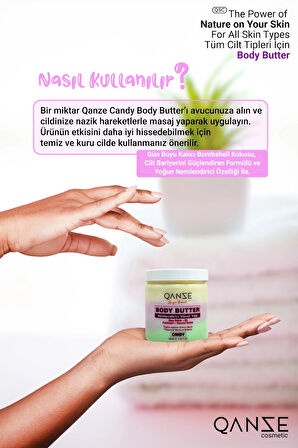 Qanze Candy Body Butter – Yoğun Nemlendirme Ve Ferah Çiçeksi Kokusu – VS Bombshell – 200ml