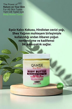 Qanze Candy Body Butter – Yoğun Nemlendirme Ve Ferah Çiçeksi Kokusu – VS Bombshell – 200ml