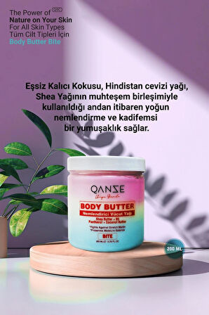 Qanze Bite Body Butter – Yoğun Nemlendirme Ve Orman Meyveleri Kokusu – VS Blackberry – 200ml