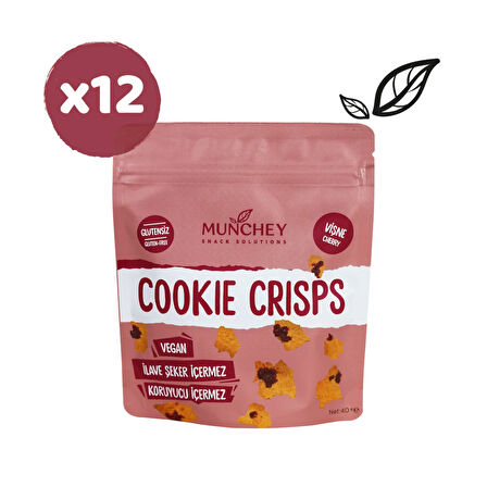 40gr 12'li Cookie Crisps Vişne