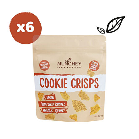 40gr 6'lı Cookie Crisps Zencefil & Tarçın