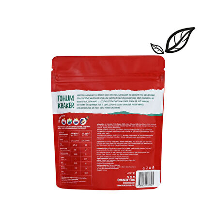 40gr 3'lü Domates & Fesleğenli Tohum Kraker 