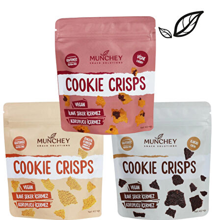 40gr 3'lü Cookie Crisps Tanışma Paketi