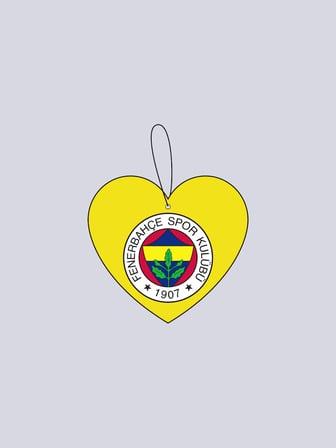 Fenerbahçe Kalpli Vanilya Kokulu Asma Oto Kokusu