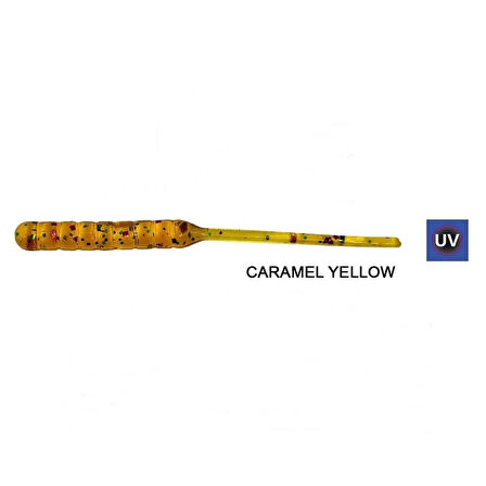 Kendo Arrow Worm Shrimp Scent CY400 Lrf Silikonu 5,5cm Caramel Yellow