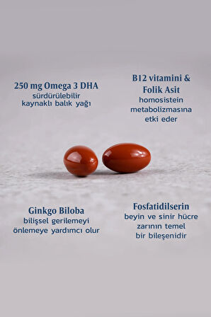 Efamol Active Memory 30 Bitkisel Kapsül