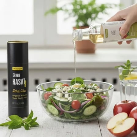 Tadıbaşka Yayla Elma Sirkesi 500 ml – Doğal Fermente, Filtresiz, Katkısız