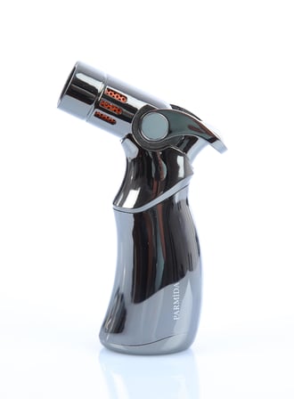 Parmida Dört Torch Pürmüz Gunmetal Masa Tipi Puro Çakmağı