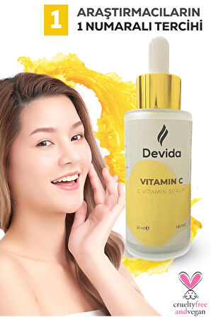 Devida C Vitamini Cilt Aydınlatıcı Cilt Tonu Eşitleyici Serum