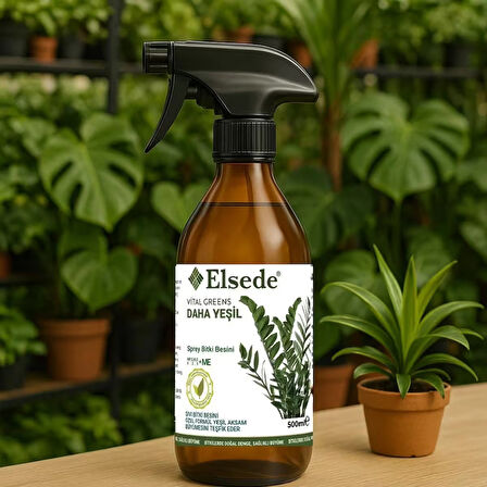 ELSEDE Vitalgreens Sprey - Daha Yeşil Bitkiler Için Aminoasitli Ve Hızlı Etkili Bitki Besini