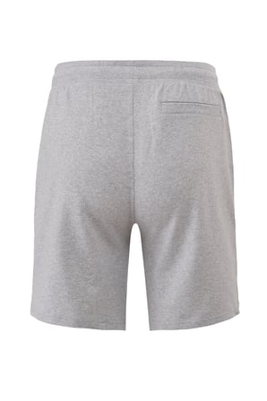elemge Pamuklu Erkek Gri Casual Şort Yan Cepli Bağcıklı Regular Fit Kalıp Boru Paça Günlük Bermuda 2 Iplik