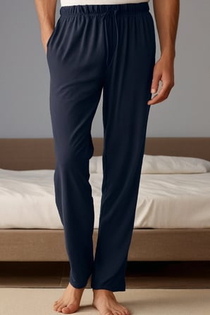elemge %100 Pamuk 3lü Erkek Pijama Altı Süprem Compact Penye Cepli İpli Rahat Kalıp Terletmez Siyah-Gri-Lac