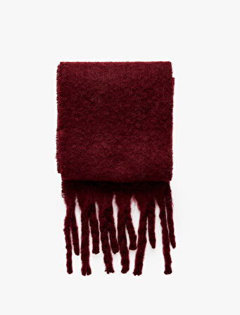 Püsküllü Basic Uzun Atkı