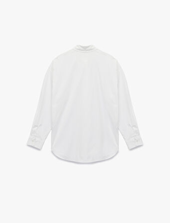 Regular Fit Uzun Kollu Klasik Yaka Poplin Gömlek