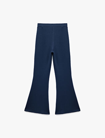 Scuba Kumaş Slim Fit İspanyol Paça Pantolon