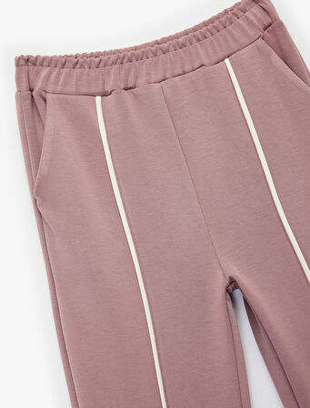 Nervür Detaylı Modal Karışımlı Basic Jogger Eşofman Altı 