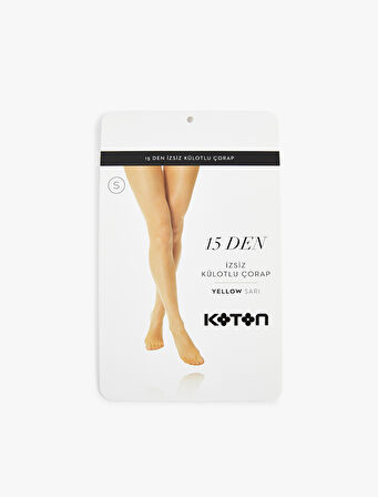 15 Den İz Bırakmayan Külotlu Çorap