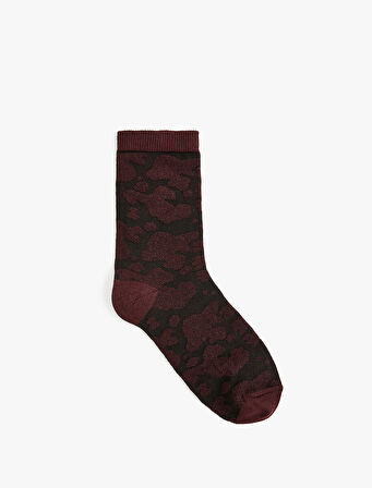 Pamuklu Dokulu Soket Çorap