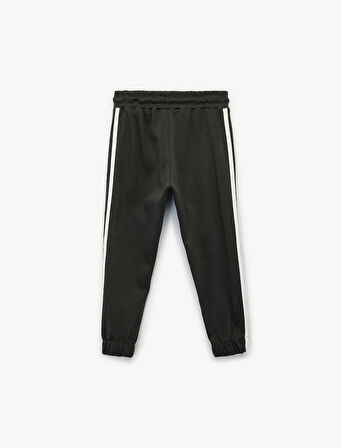 Beli Bağcıklı Cep Detaylı Pamuklu Jogger Eşofman Altı