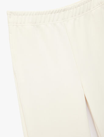 Modal Karışımlı Beli Lastikli Basic Geniş Paça Pantolon