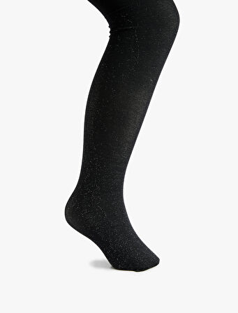 70 Den Sim Detaylı Külotlu Çorap