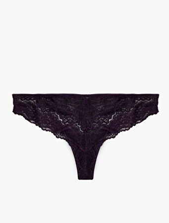 Rahat Kalıp Dantelli Brazilian Külot