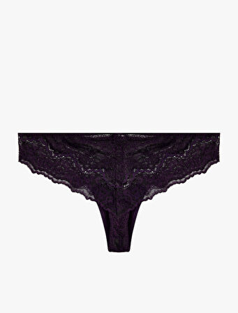 Rahat Kalıp Dantelli Brazilian Külot