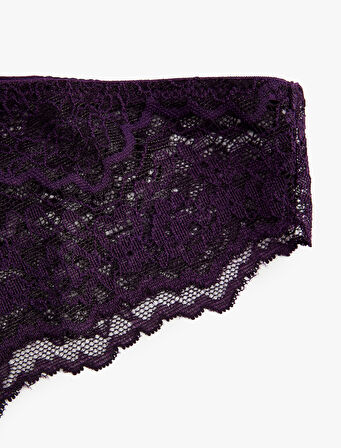 Rahat Kalıp Dantelli Brazilian Külot