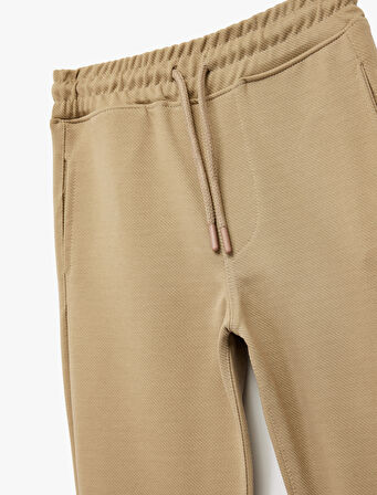 Beli Lastikli Cep Detaylı Basic Jogger Eşofman Altı