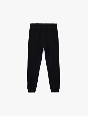 Cepli Beli Bağcıklı Basic Eşofman Altı