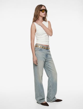 Asimetrik Yaka Kolsuz Slim Fit Drapeli Bluz