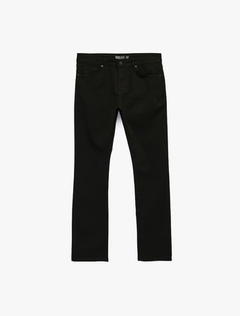 Normal Bel Pamuklu Straight Fit Jean Pantolon - Mark Jean