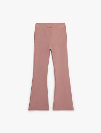 Beli Lastikli Dar Kalıp Basic İspanyol Paça Pantolon