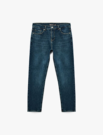 Pamuklu Normal Bel Tapered Fit Jean Pantolon - Joe Jean