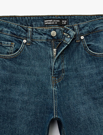 Pamuklu Normal Bel Tapered Fit Jean Pantolon - Joe Jean