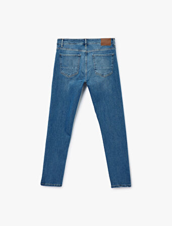 Pamuklu Normal Bel Slim Fit Jean Pantolon - Brad Jean