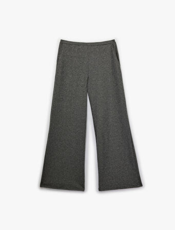 Cepli Viskon Karışımlı Basic Pijama Altı