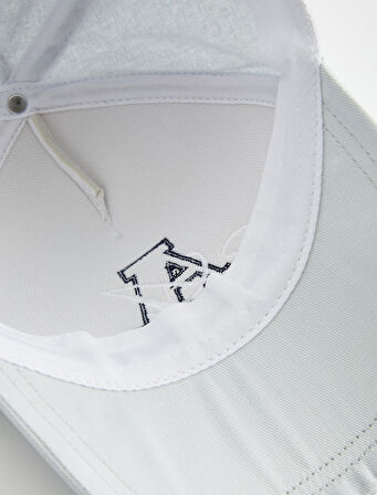 İşlemeli Pamuklu Kep Şapka 