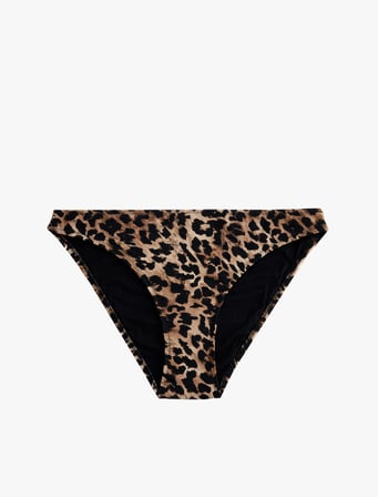 Leopar Desenli Bikini Altı