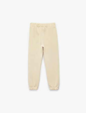 Ayıcık Baskılı Rahat Kesim Cepli Jogger Eşofman Altı