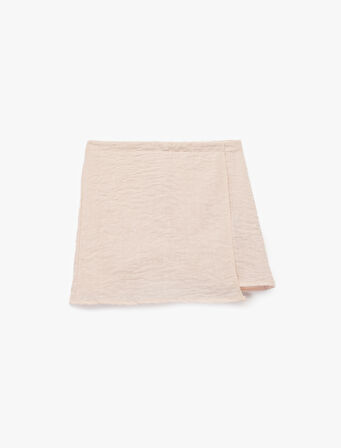 Beli Lastikli Basic Şort Etek