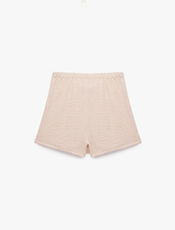 Beli Lastikli Basic Şort Etek