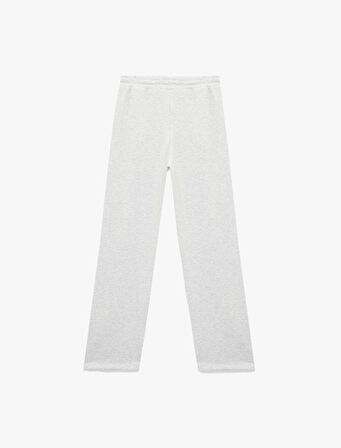 Rahat Kalıp Beli Bağcıklı Cepli Geniş Paça Eşofman Altı