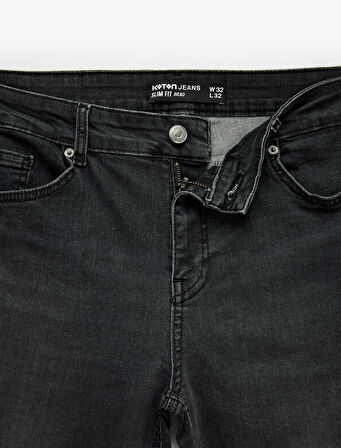 Normal Bel Slim Fit Jean Pantolon - Brad Jean
