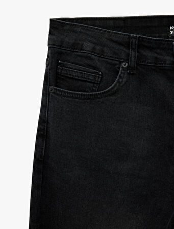 Pamuklu Normal Bel Straight Fit Jean Pantolon - Mark Jean