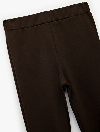 Viskon Karışımlı Basic Tayt