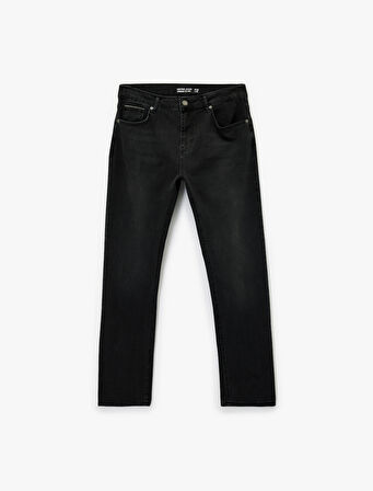 Pamuklu Normal Bel Straight Fit Jean Pantolon - Mark Jean