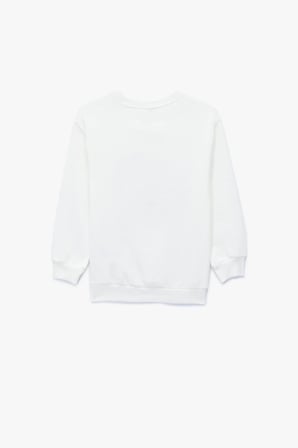 Koton Erkek Bebek Pamuklu Uzun Kollu Bisiklet Yaka Baskılı Sweatshirt