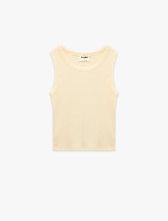Bisiklet Yaka Kolsuz Pamuklu Kaşkorse Basic Atlet